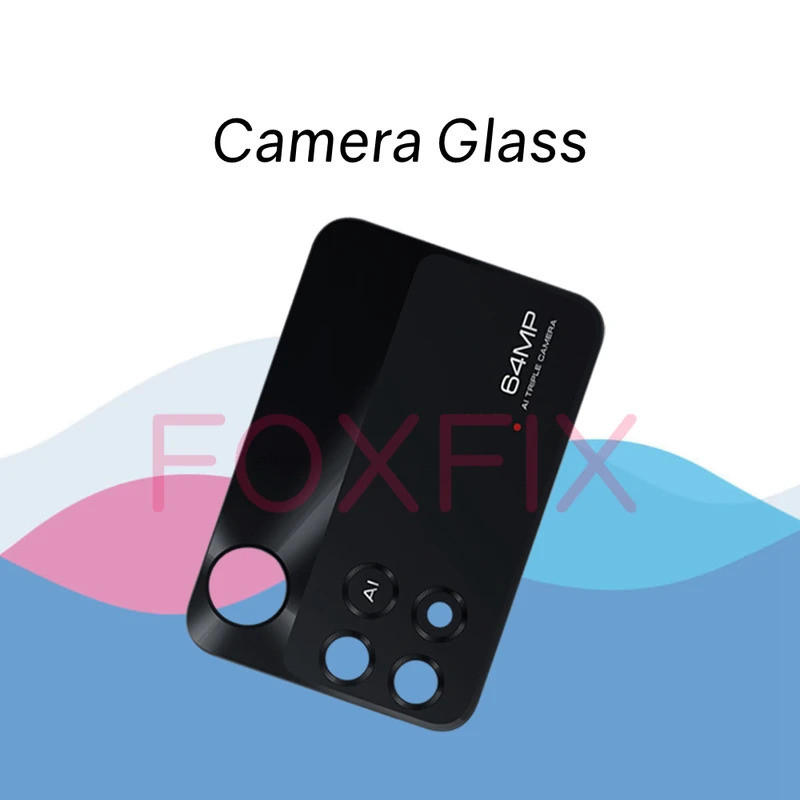 สําหรับ Xiaomi Poco M4 Pro ฝาครอบเลนส์กล้องด้านหลังพร้อมการเปลี่ยนกรอบ 2201117ปี่ 2201117PG MZB0B5VI