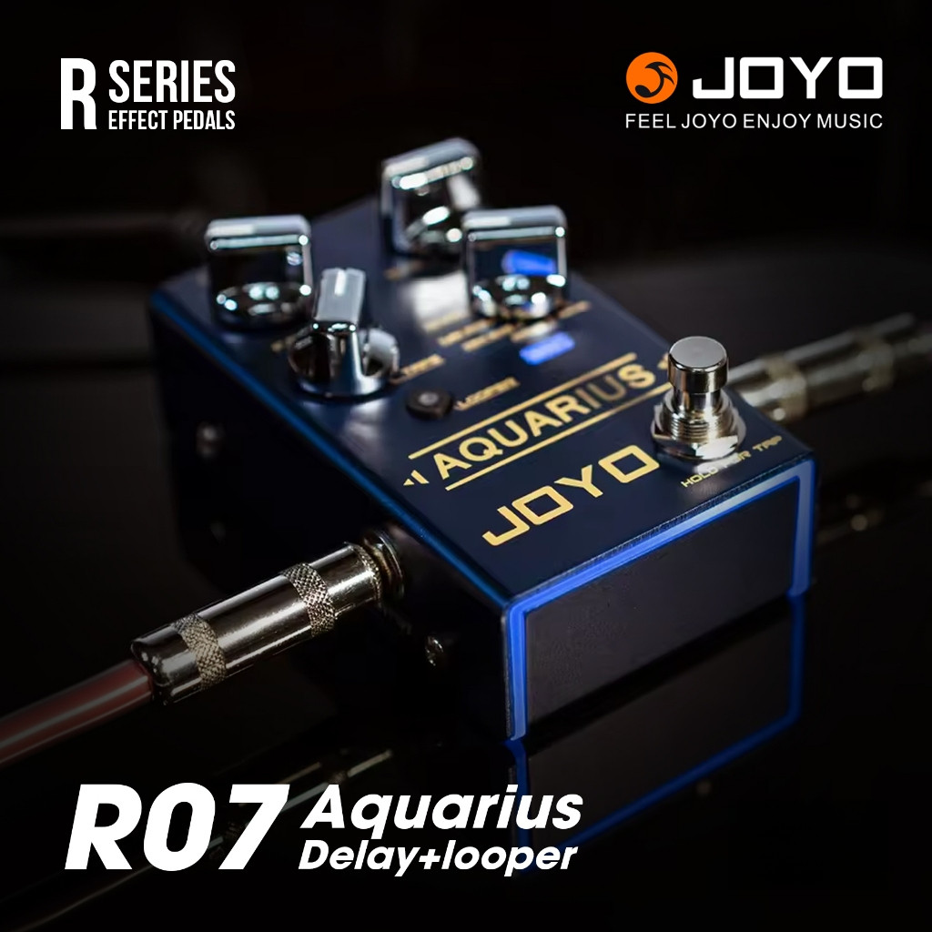 JOYO เอฟเฟค Pedal Effect Delay+looper 9V100mA AQUARIUS R07 (4800)