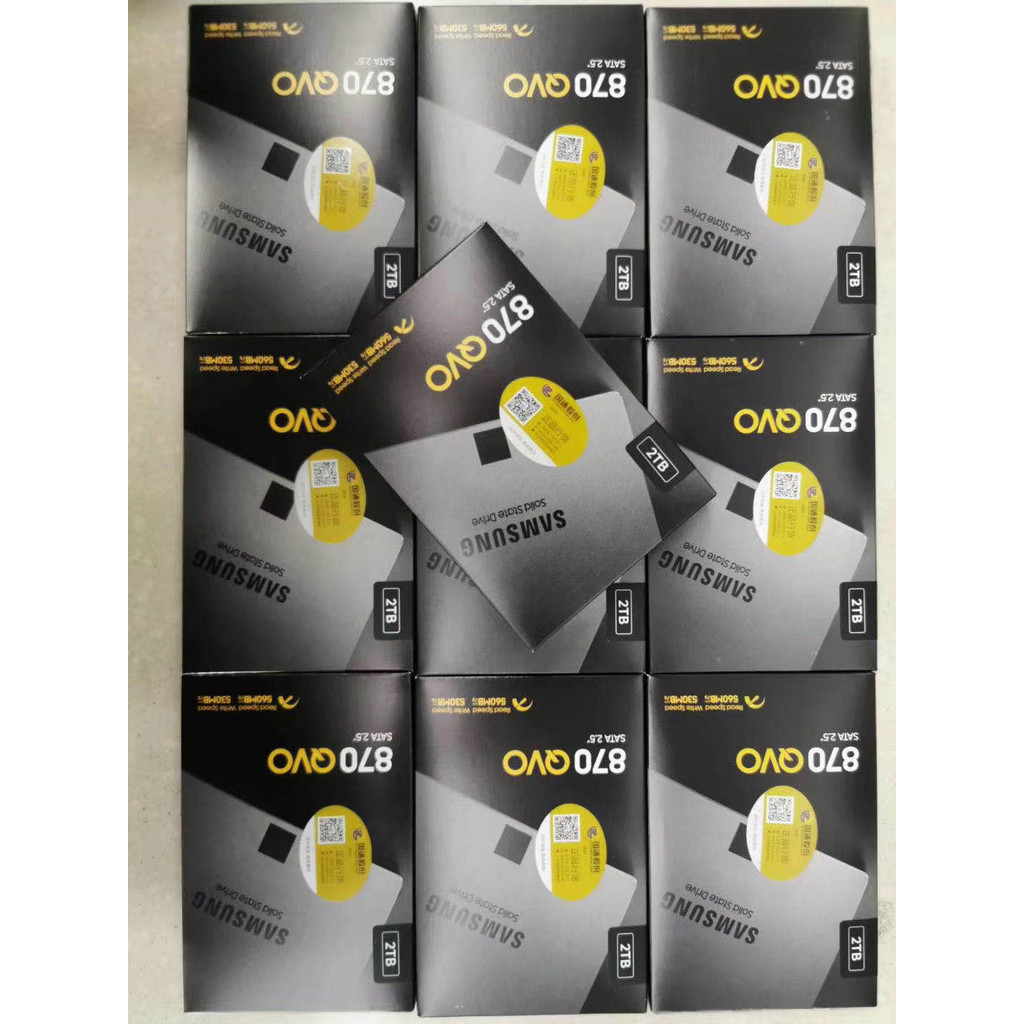 Samsung/Samsung 870 QVO 2T 2TB 870 EVO SSD โน้ตบุ๊กเดสก์ท็อป Solid State Drive