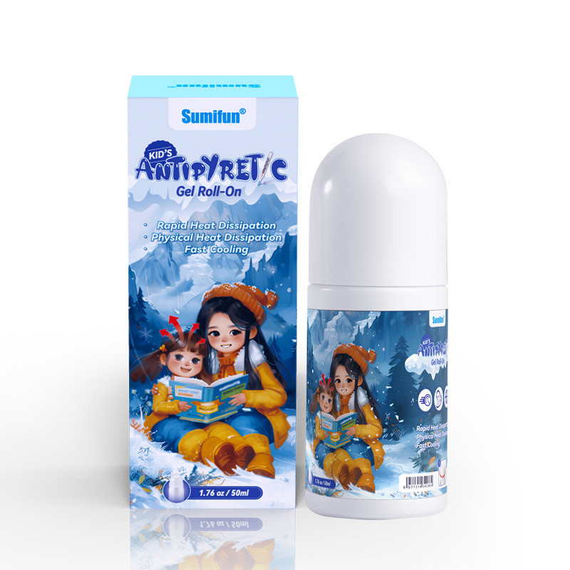 Sumifun Antipyretic Health Cream Cooling Roll-On Liquid Heatสโตรกความร้อนปวดหัว Body Bored Soothing 