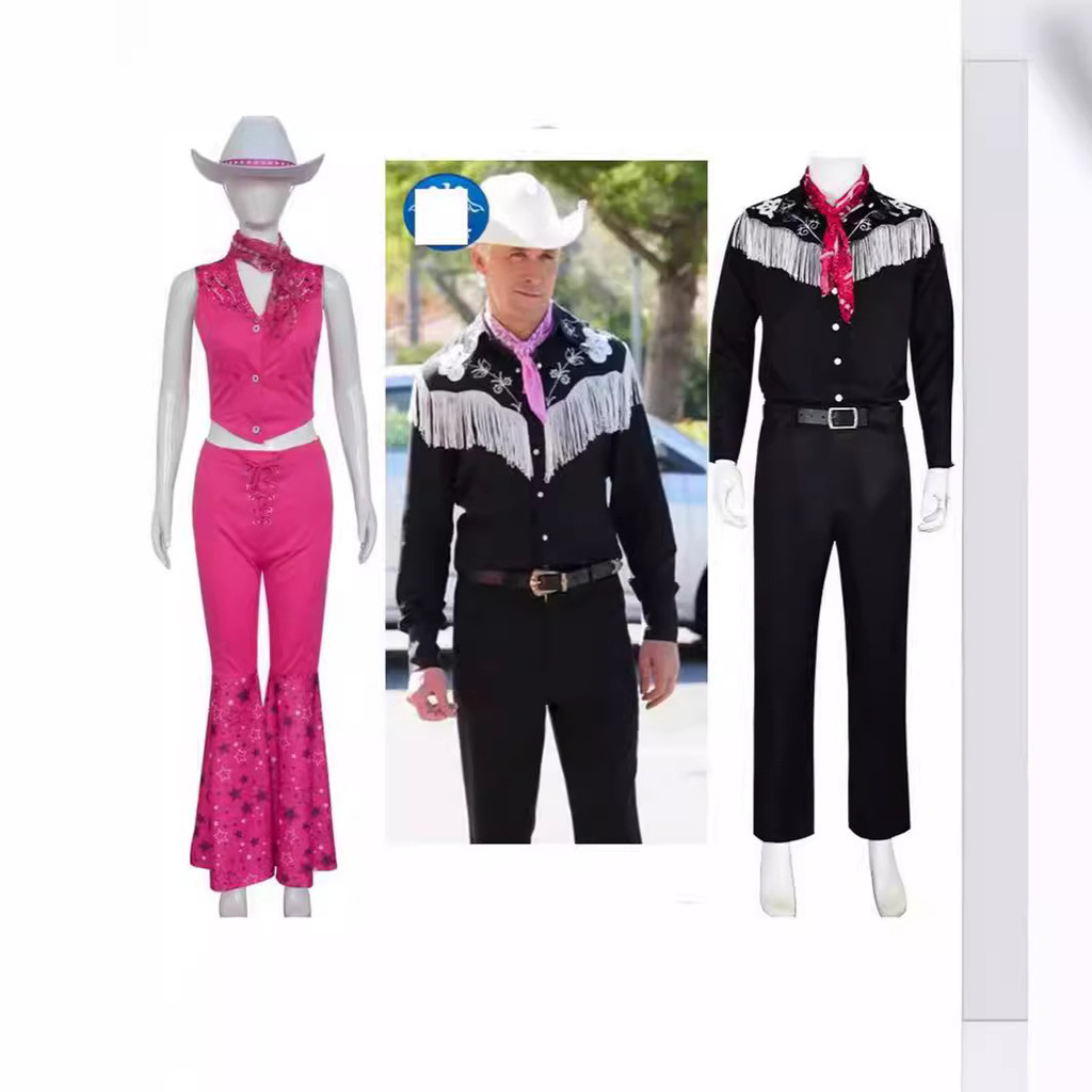 เครื่องแต่งกาย Barbie Barbie Halloween Dress คอสเพลย์ Kenny Beach cos ชุดภาพยนตร์สีชมพู 7LWD