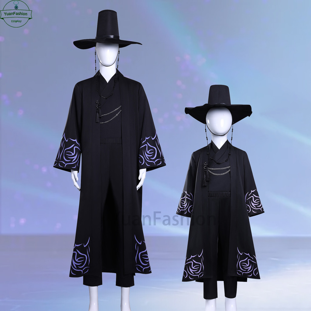 Ready StockKPop Demon Hunters คอสเพลย์เสื้อผ้า Demon Slayer Boys Band ผู้ใหญ่เด็กคอสเพลย์เสื้อผ้า Perfect rejuvenation