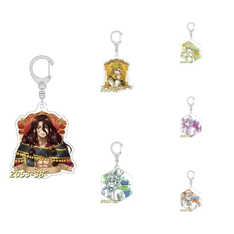 อะนิเมะ Dr.stone Hyoga Ishigami Senku Shishio Asagiri Saionji Ukyo Nanami Ryusui Kohaku พวงกุญแจจี้อ