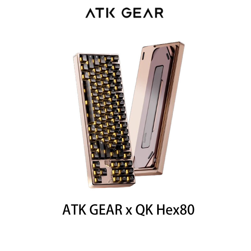 ATK GEAR x QK Hex80 Anodized 0.0005mm RT All-อลูมิเนียม Magnetic Switch Gaming Mechanical Keyboard