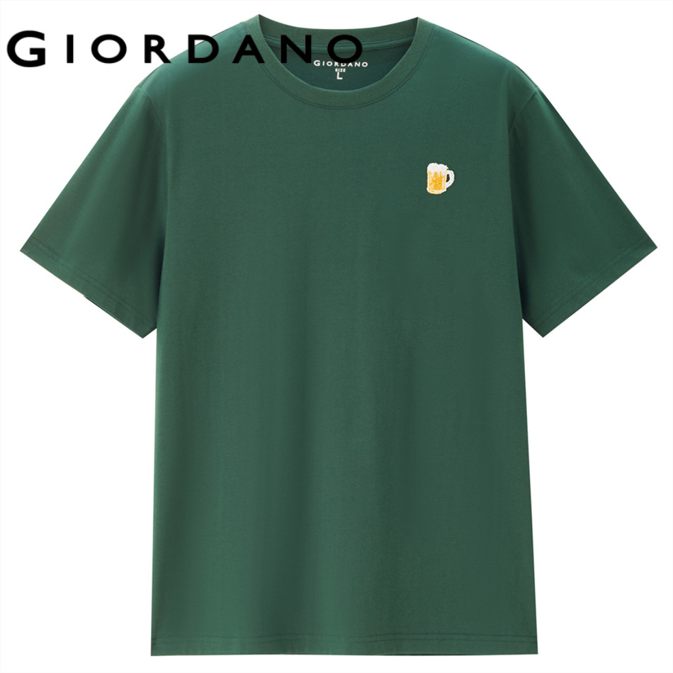 GIORDANO (Online Exclusive) เสื้อยืดผู้ชาย Men's Cool-Touch Tee 13025218 B2