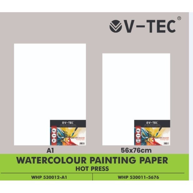 V-TEC WATERCOLOR PAPER TYPE WHP 530012/A1 // WHP 530011/5676