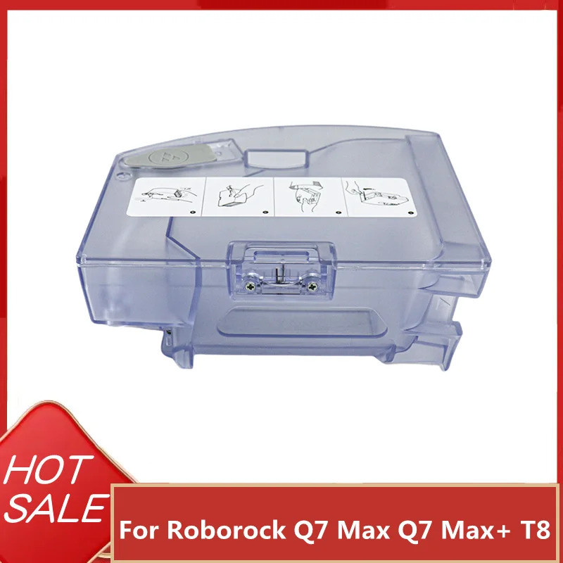 สําหรับ Roborock Q7 Max Q7 Max + T8 อะไหล่ถังขยะถังน้ําฝุ่นกล่องเครื่องดูดฝุ่นอุปกรณ์เสริม