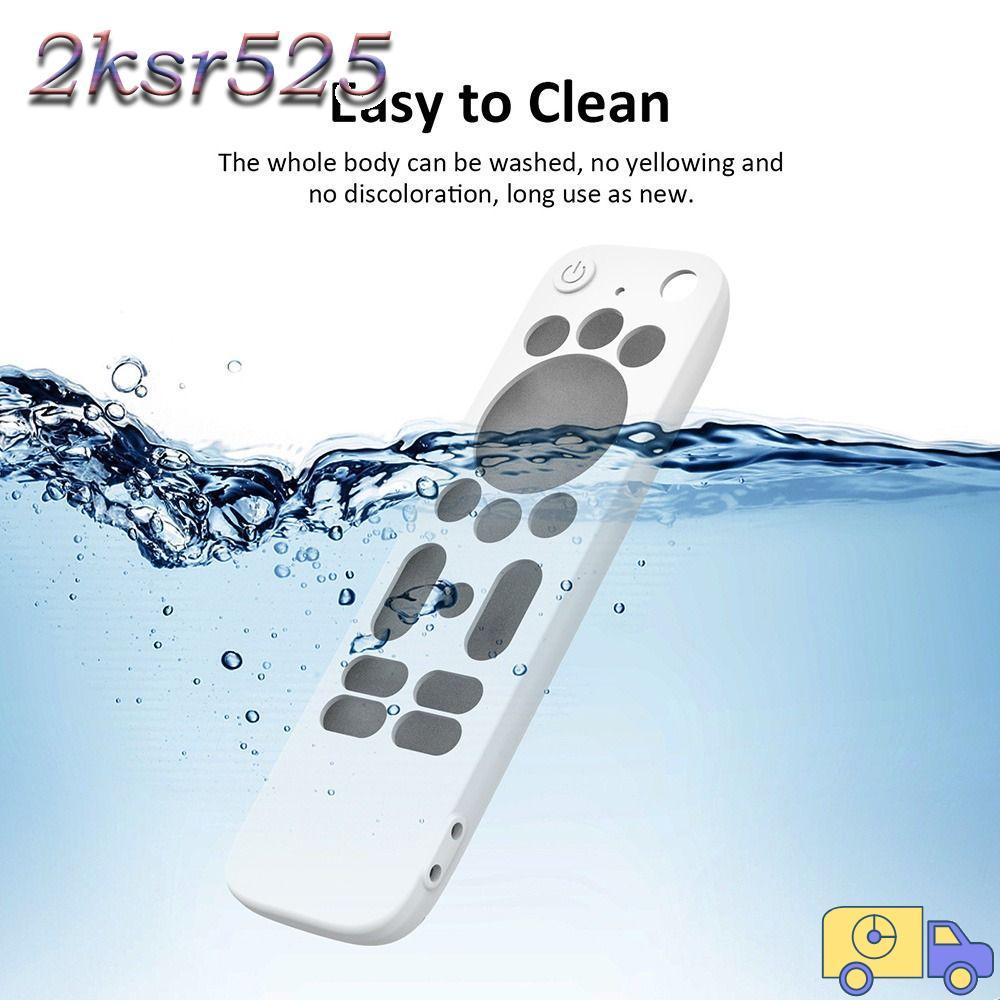 2KSR525 TV Stick Cover,รีโมทคอนโทรลป้องกันกันกระแทก,ซิลิโคนอ่อนนุ่มสีธรรมดาทีวีรีโมทสําหรับOnn แท่งส