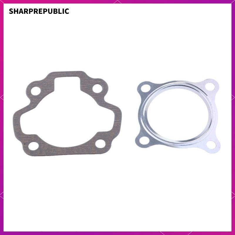 [Sharprepublic] ชุดเปลี่ยนปะเก็นกระบอกฐานและหัวสําหรับ Yamaha PW50 PW 50 Dirt Bike