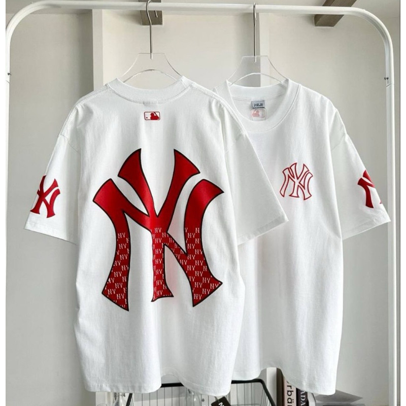 เสื้อยืดพิมพ์ลาย NY Emblem Unisex สไตล์แฟชั่น ทำจากผ้าฝ้าย 100% มีไซต์ตั้งแต่ S ถึง 5XL
