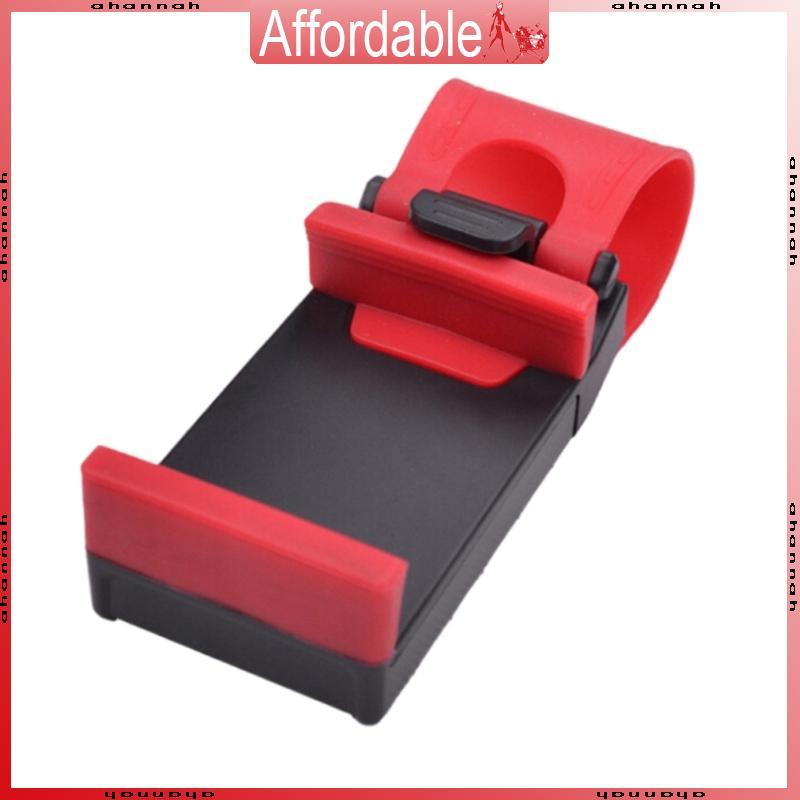 AH พวงมาลัยรถผู้ถือมือถือพวงมาลัยรถคลิปโทรศัพท์ 105 มม.สําหรับไดรเวอร์ความถี่ Requiring แฮนด์ฟรี Ope