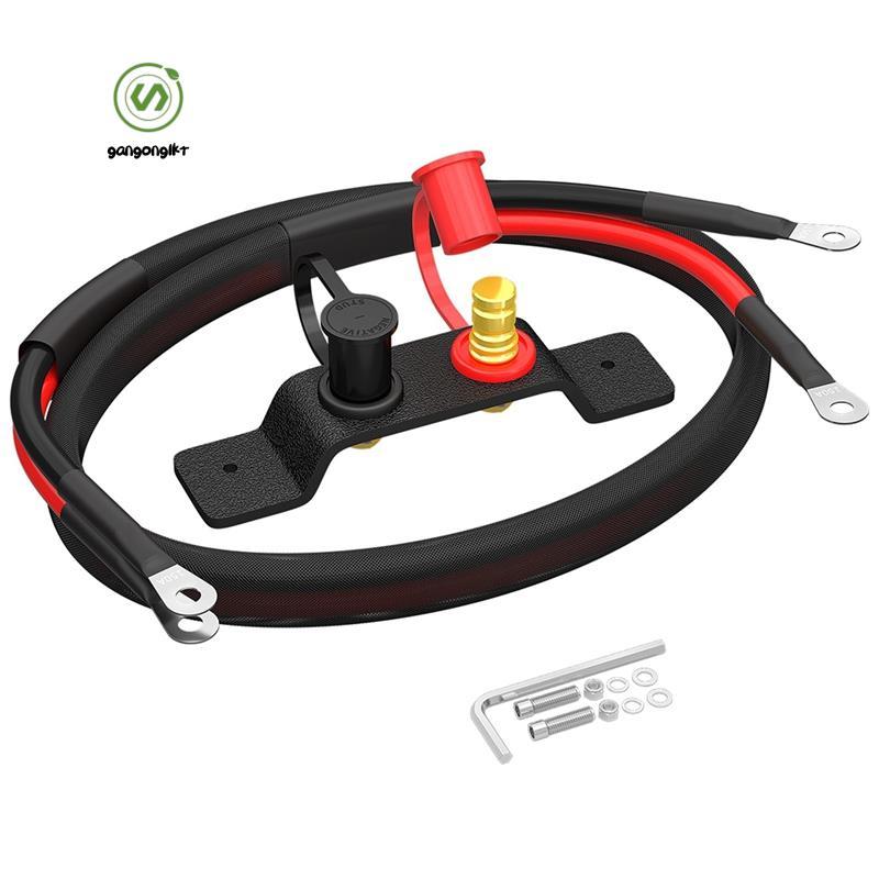 [gangong1kr]-1K ชุดจัมเปอร์แบตเตอรี่พร้อมสาย + ขายึดแบตเตอรี่ชาร์จคอลัมน์แบตเตอรี่ Terminal Kit สําห