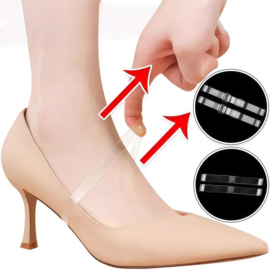 รองเท้าส้นสูง TPU ยืดหยุ่น และปรับขนาดได้ ใส่แล้วมั่นใจตลอดทั้งวัน