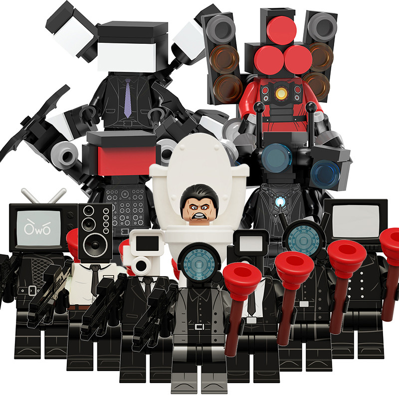 toilet tower defense skibidi toilet ประกอบ Leji Wooden Boy Titan TV People Biochemical Monitoring Pe