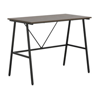 Furinbox โต๊ะทำงาน รุ่นจีเนียส ขนาด 100 ซม. - สีน้ำตาล/ดำ