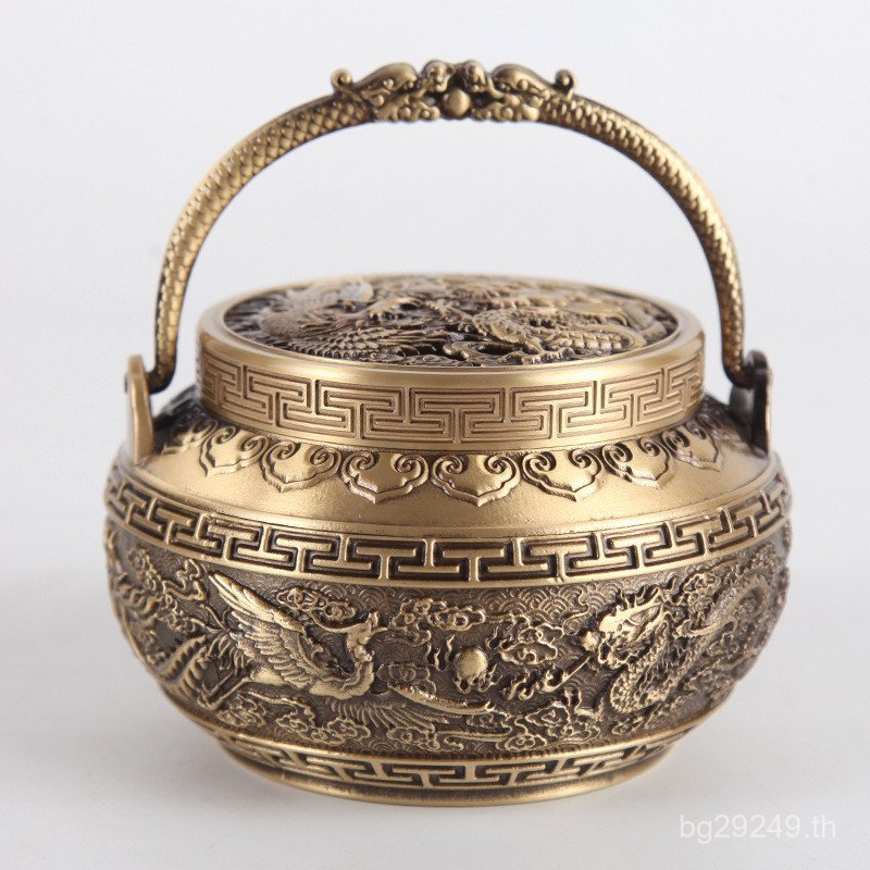 Dazhuan Hand Burner ทองแดง Hand Burner ช่างฝีมือความร้อนไม้จันทน์ Burner Park ทองแดงในครัวเรือน Su G