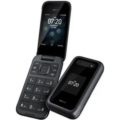 Nokia 2660 Flip 4G Dual Sim 4G Lte เวอร์ชันปุ่มขนาดใหญ่โทรศัพท์มือถือ