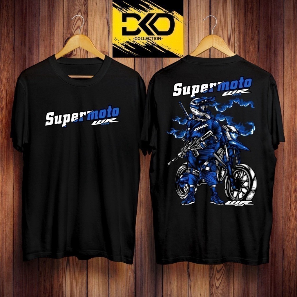 2025 เสื้อยืด Supermoto แฟชั่น Wr 155r (เสื้อยืดไมโครไฟเบอร์) เสื้อยืดกลางแจ้ง