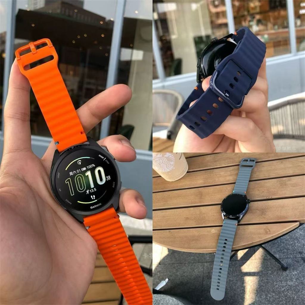สายนาฬิกาGarmin245/165/55/158/570 42mm active5 active6 vivoactive3 venu venu2plus venu sq2 vivomove3