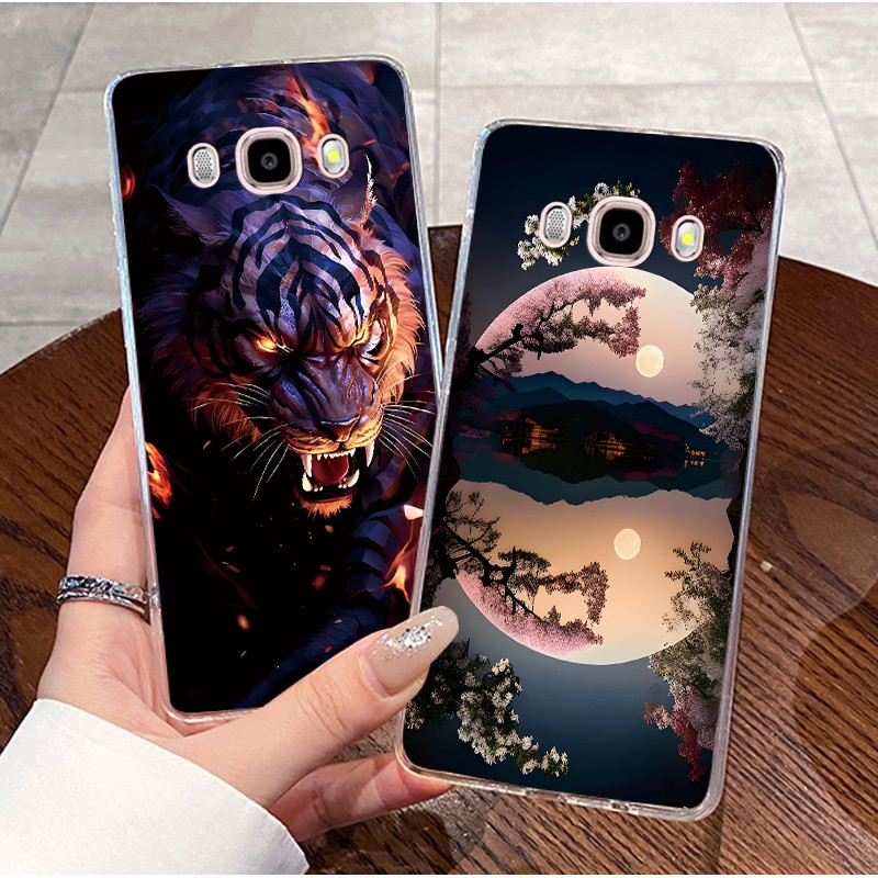 สําหรับ Samsung Galaxy J5 2016 ซิลิโคน TPU Anti-fall สําหรับ Samsung J7 2016/J710 Ins สไตล์น่ารักรูปแบบกันกระแทกเคสใส - รูปที่ 7