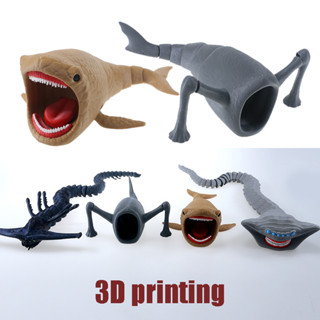 Cuero Sea Monster Bloop 3D การพิมพ์ Action Figure ของเล่น Gh…