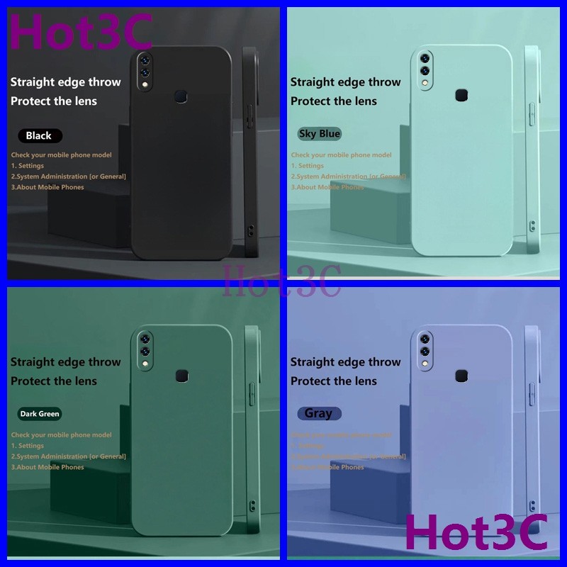 เคส For Vivo V9 / V9 Younth / Y85 / V11i tpu YTCS เคสซิลิโคนเหลวเรียบง่ายสําหรับเคสโทรศัพท์