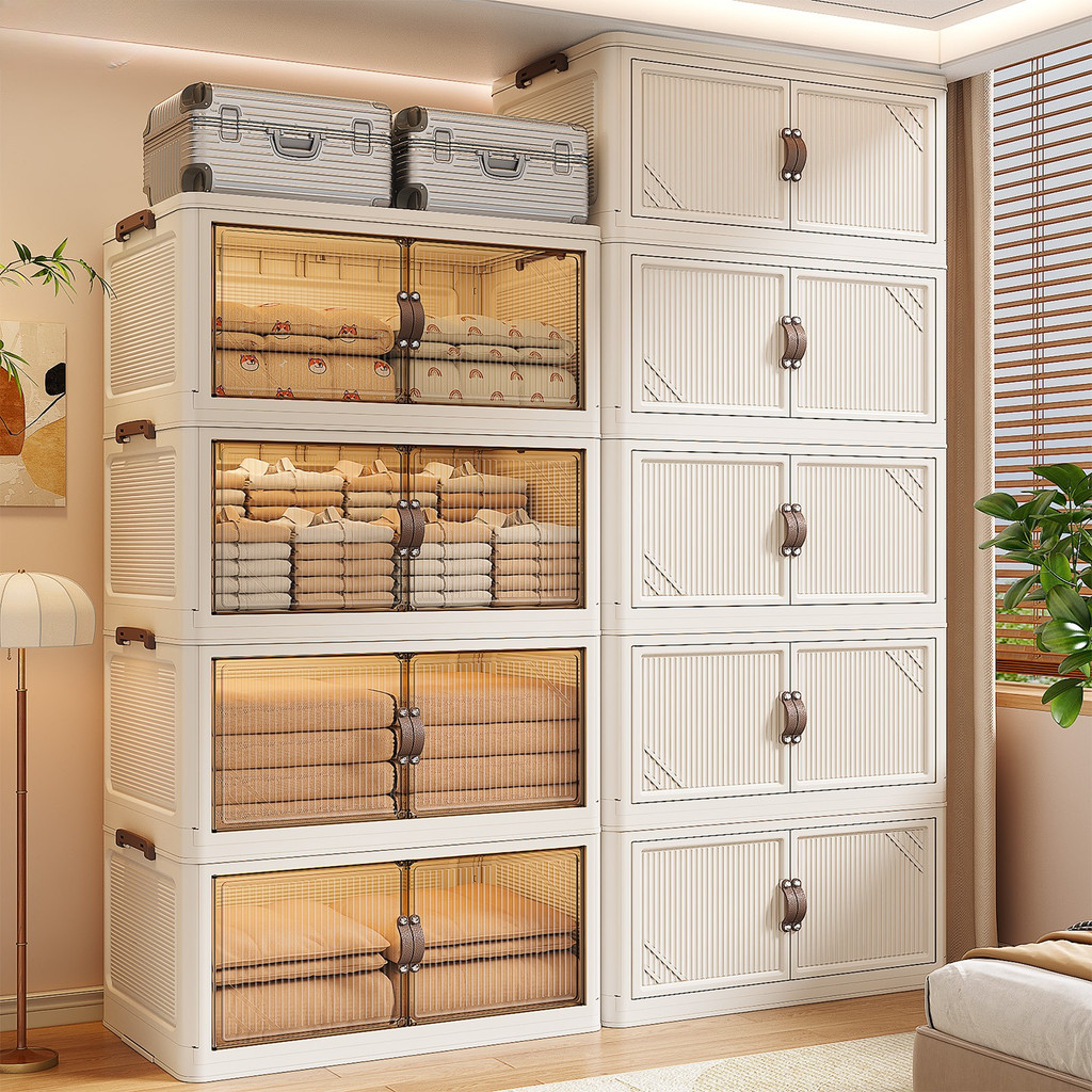 Living Pace ตู้เก็บของ พับเก็บได้ มีล้อ 1-6 ชั้น อเนกประสงค์ สำหรับคอนโดพื้นที่เล็ก ความชื้นและกันน้