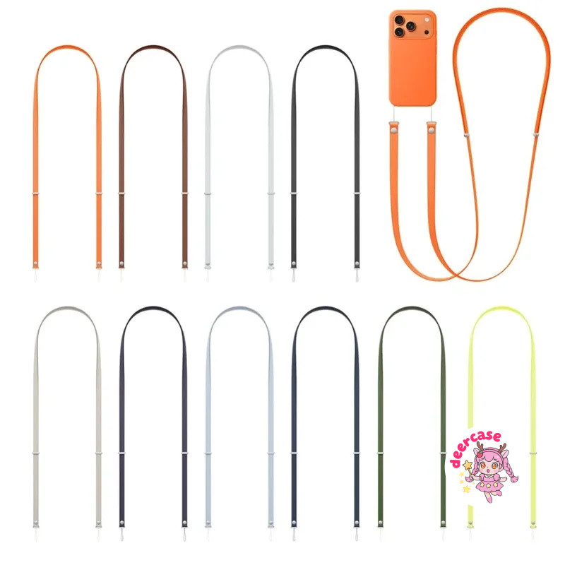 Magnetic 1:1 Ratio Crossbody เคสโทรศัพท์ Lanyard สําหรับ iPhone 17 Pro Max ปรับสายคล้องคอ