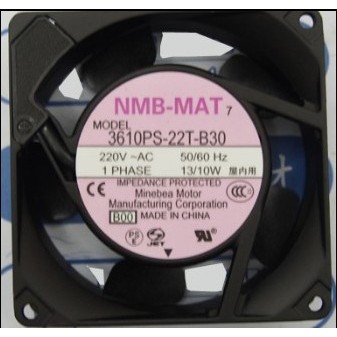 [Radiator] NMB 3610PS-10T/12T/20T/22T/23T-B30 9cm 9225 9025 พัดลมระบายความร้อน 220V