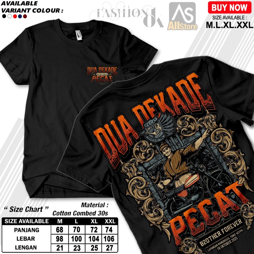 TWO DECADE CB PECAT TEGAL EVENT T-SHIRT 18 OCTOBER 2025