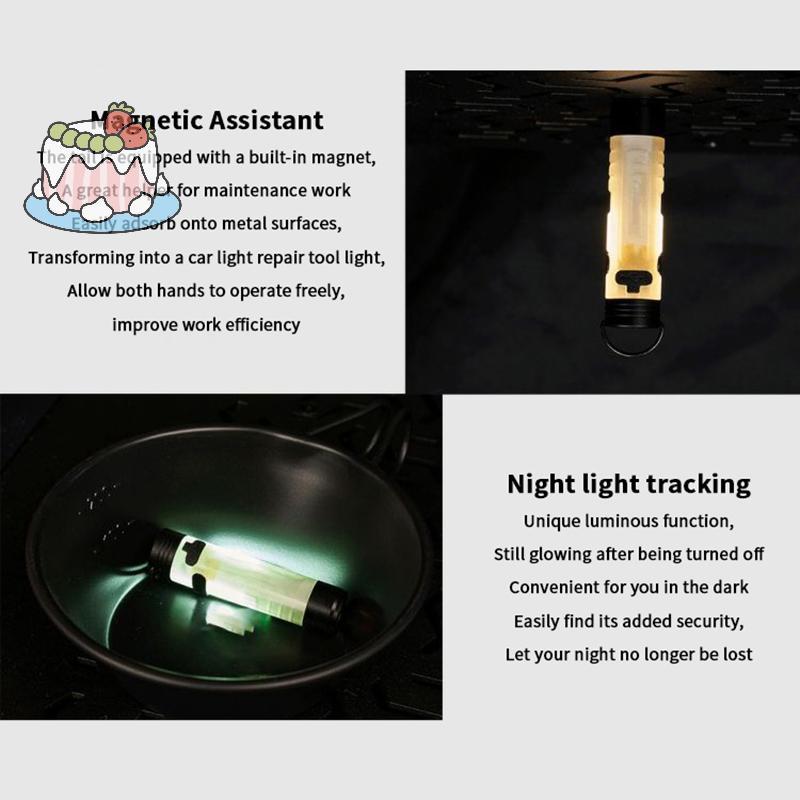 หมวกและกระเป๋าพร้อมไฟ LED สำหรับกีฬากลางแจ้ง ชาร์จอเนกประสงค์และใช้ได้ทั้งกลางวันกลางคืน - รูปที่ 5