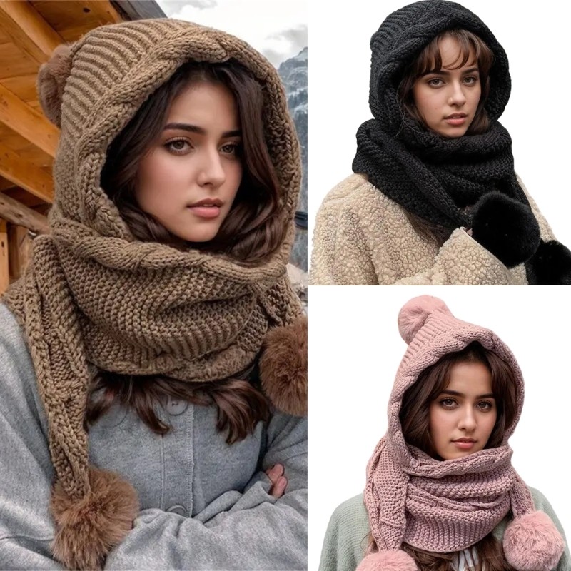 Fine Fashion Traper Hat Thicken Ushanka Hat Warm Neck Warmer Stylish Cap Accessory