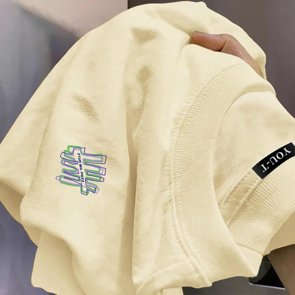 ChillTee📦เสื้อน่ารัก เกาหลีสไตล์ลาย  "STUR MIL"ผ้าCOTTOnใส่สบายไม่ต้องรีดOVERSIZE เกาหลีสไตล์เสื้อเท่ๆ【COD】