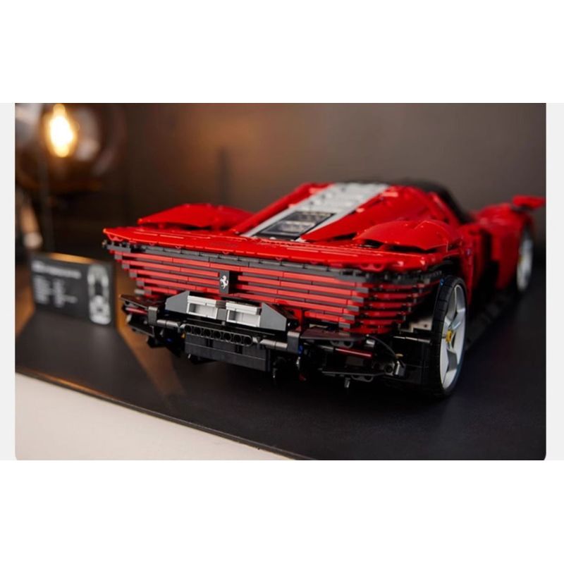 ใช้งานร่วมกับ Lego Ferrari SP3 Building Blocks ประกอบของเล่น 42143 รุ่นรถสปอร์ตรถแข่งรถเด็กของขวัญ I