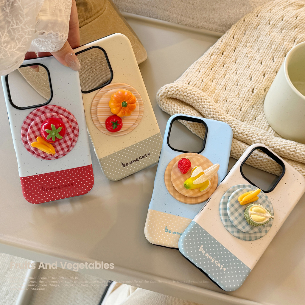 Ins 3D กล้วยแม่เหล็กสําหรับIphone 17 17Air 16 plus 15 14 11 12 mini 11 13 PRO MAXปลอกฝาครอบป้องกันAT2676