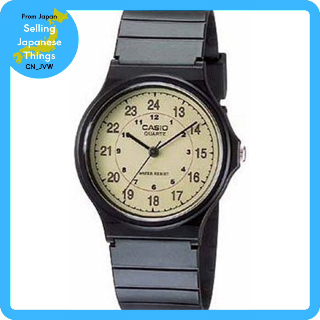 นาฬิกาข้อมือ Casio MQ-24-9B ดีไซน์คลาสสิก สีดำ พร้อมกล่องและคู่มือการใช้ สำหรับคนชอบความเรียบง่าย สไ