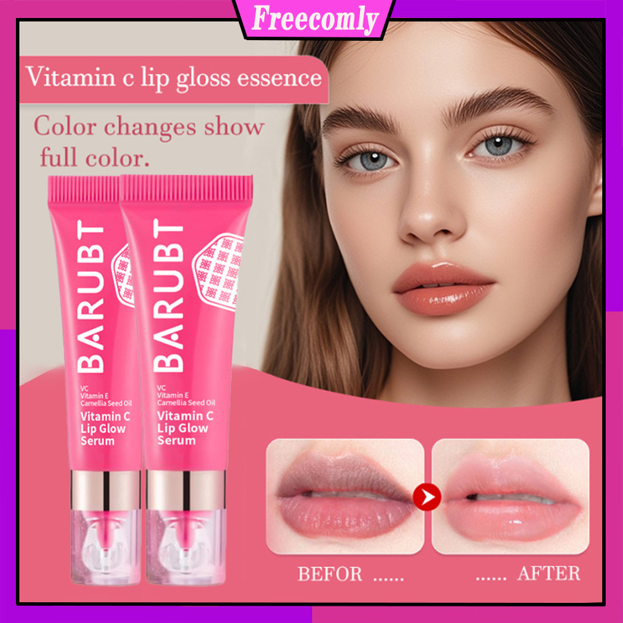 วิตามินซี Lip Glow Serum Fade Lip Lines Long-Lasting Moisturizing Hydrating Vc Lip Brightening Serum