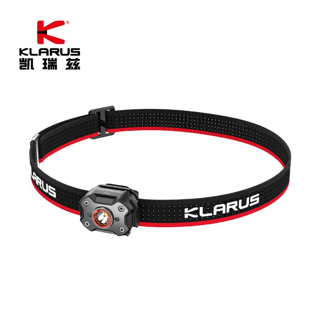 ไฟฉาย KLARUS HM3 ชาร์จไฟได้ แสงสว่างมาก เหมาะสำหรับกิจกรรมกลางแจ้งเช่นการตกปลาและการปีนเขาพร้อมเฉพาะ