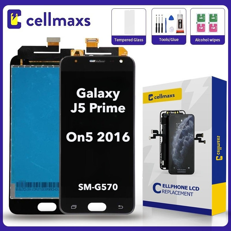 สําหรับ Samsung Galaxy J5 Prime On5 2016 SM-G570 G570 เปลี่ยนหน้าจอสัมผัส LCD
