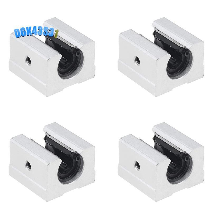 dgk43s314PCS SBR16UU Linear Ball Bearing Slide Block สําหรับ SBR16 Linear Rail Guide