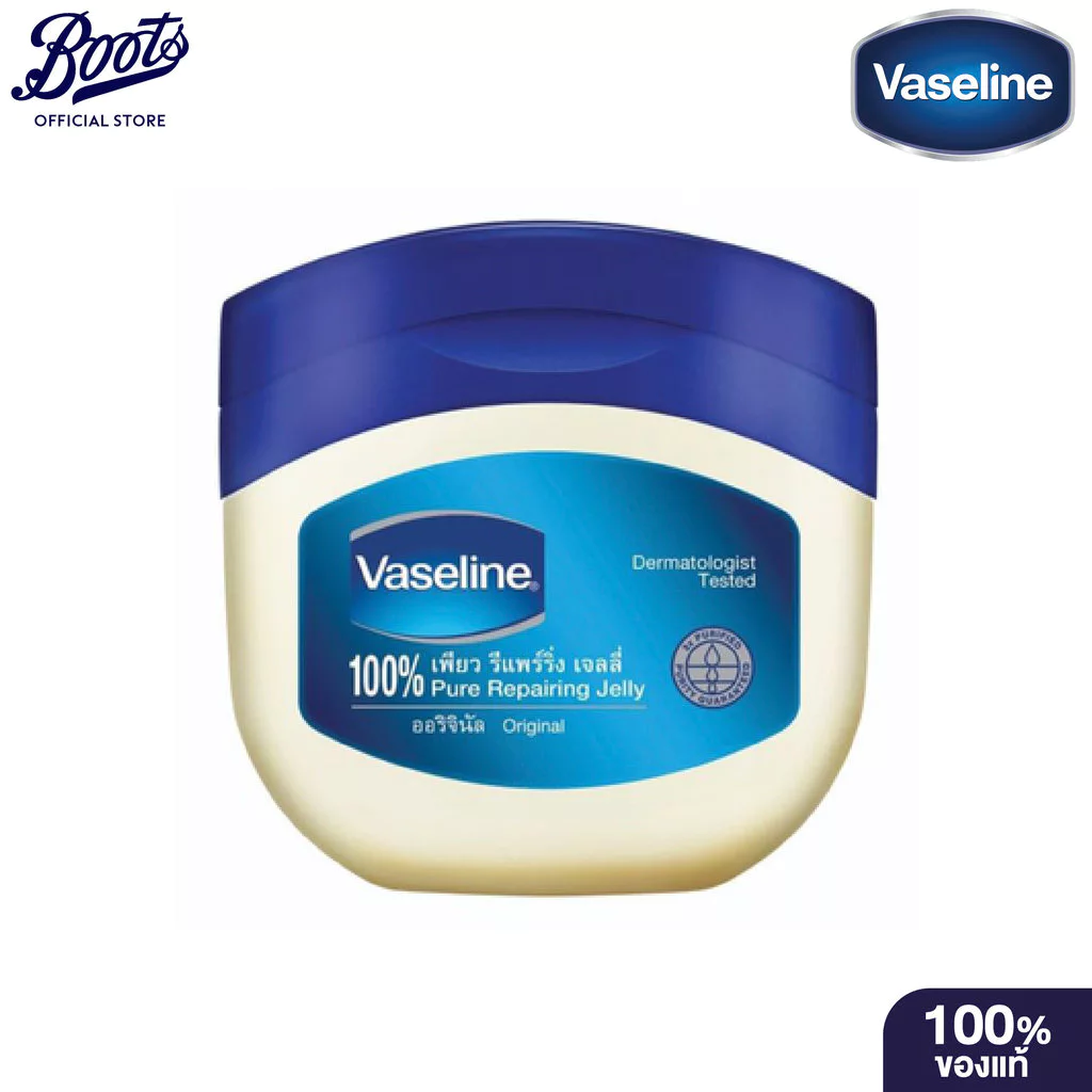 Vaseline Pure Repairing Jelly Original 100ml วาสลีน ผิวหน้า ครีม