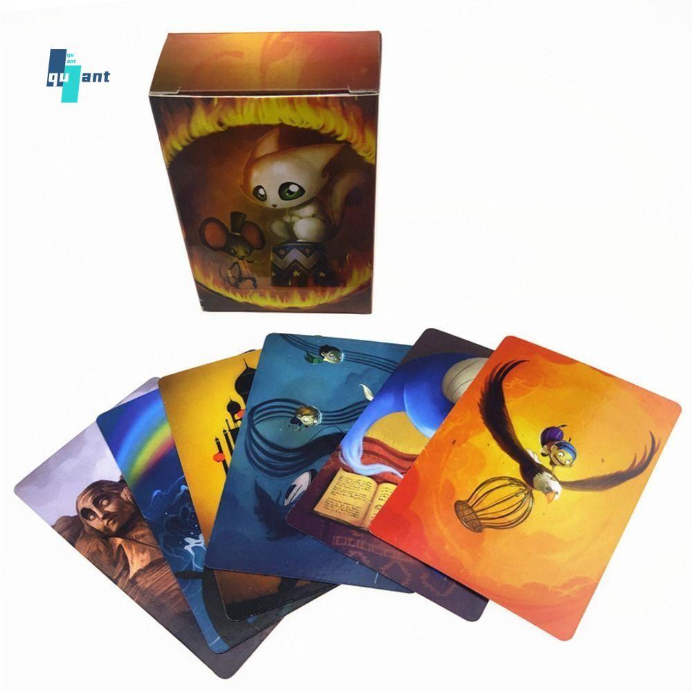 QUANTUMSKY DIXIT การ์ดขยายของเล่นเพื่อการศึกษาสนุก Mini Tell Story Cards Deck Odyssey Quest Daydream
