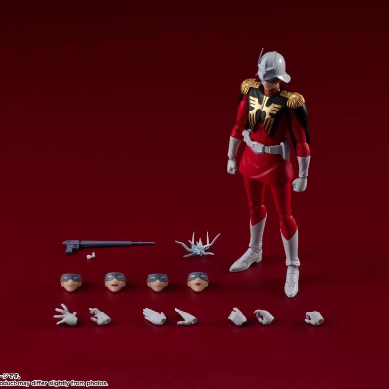 Bandai SHF Mobile Suit Gundam Char Aznable Action Figure