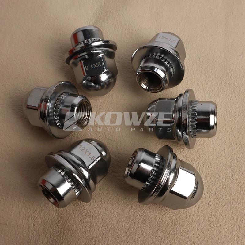 4/5/6PCS ล้อ Nut มาตรฐานสําหรับ Mitsubishi Pajero Montero L200 Triton Outlander Lancer 4D56 4M41 4B1