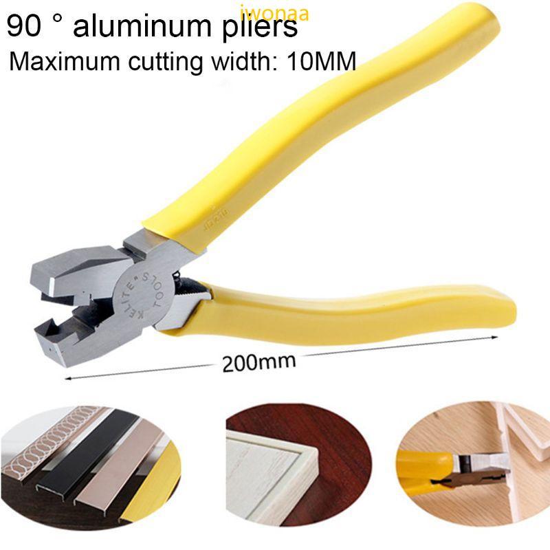 Iwo 8 นิ้ว 90 องศาอลูมิเนียมพับ Plier V-ร่อง Slot เครื่องตัดกรอบดัด