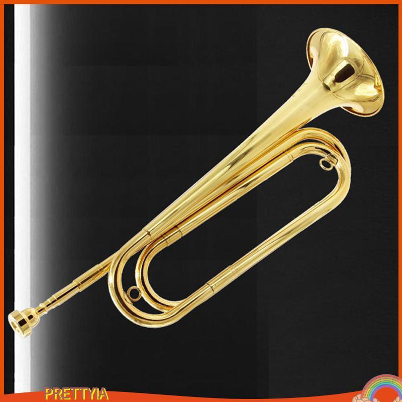 [PrettyiaPH] Marching Bugle Retro 17.32 ปรับ Solid Copper Bugle Cavalry ทรัมเป็ตสําหรับ
