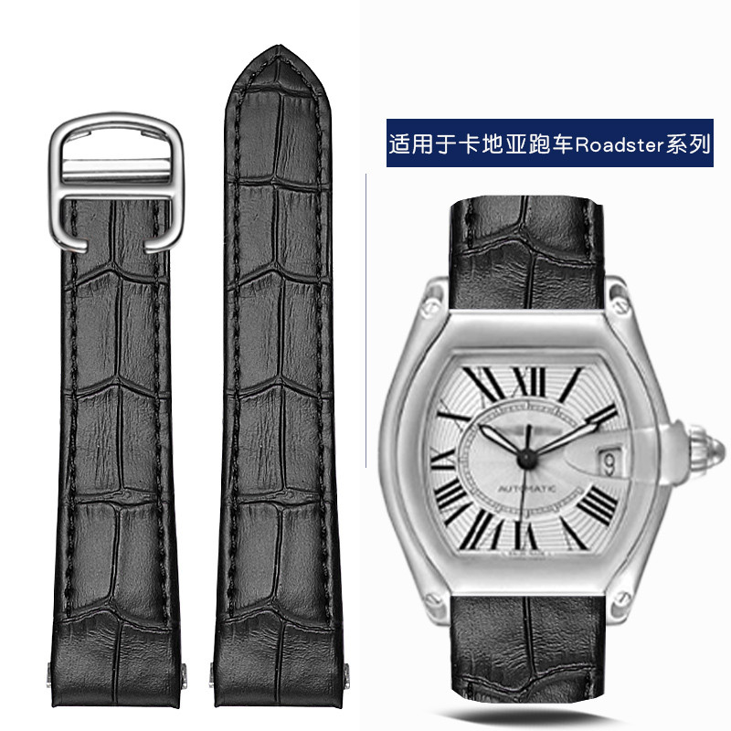 เหมาะสําหรับ Roadster Sports Car Series Strap W6206018ไนลอนลายจระเข้ Quick Release สายนาฬิกาชาย A9I1