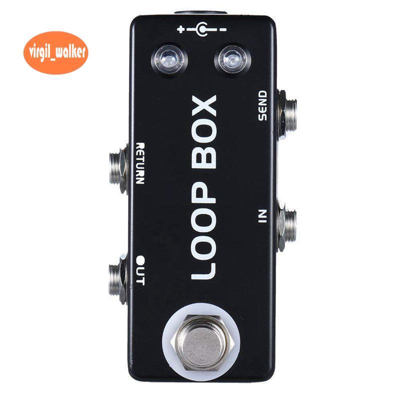 Mini Guitar Effect Pedal Loop Box Switcher Channel Selection True Bypass