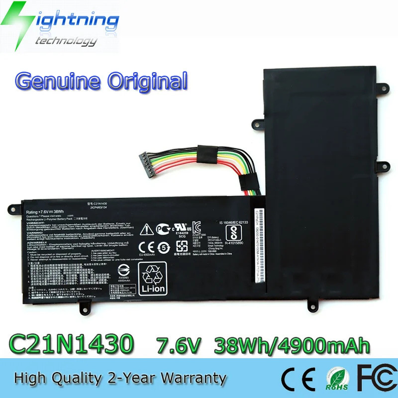 C21N1430 7.6V 38Wh แบตเตอรี่สําหรับ ASUS ChromeBook C201 C201P C201PA C201PA5 0B200-014