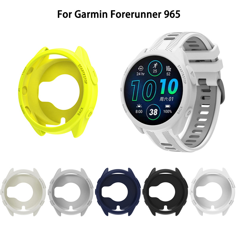 ฟิล์มกันรอยหน้าจอนาฬิกา เคสซอฟท์ TPU สำหรับ Garmin Forerunner 965